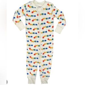 Hanna Andersson Colorful Caterpillars Baby Zip Sleeper 0-3